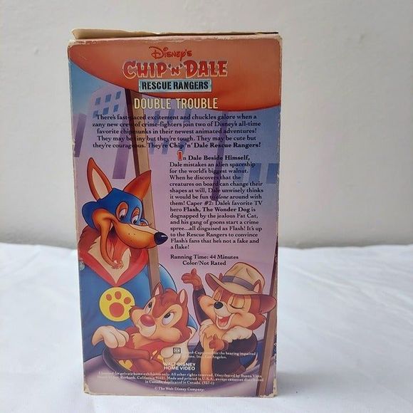 Walt Disney Chip N Dale Rescue Rangers - Double Trouble VHS - Picture 3 of 6